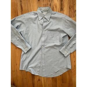 Van Heusen Vintage Oxford Cloth Button Down Mens Shirt Made in USA Size 16 32/33